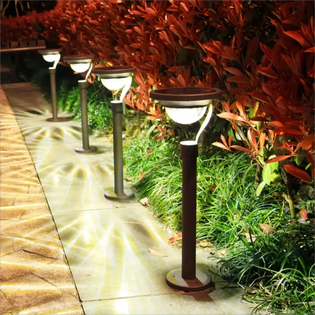 1pc Solar Energy Saving Lamp Super Bright Solar Lawn Lamp Waterproof