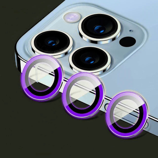 For iPhone 13 12 Pro Max Camera Lens Protectors Luminous Camera Ring Glass for iPhone 11 11pro max 13mini 13pro Protective Film