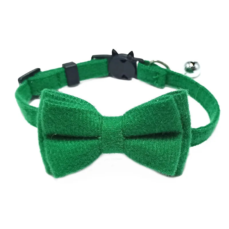 Cat Collar Bow Tie and Bell Cute