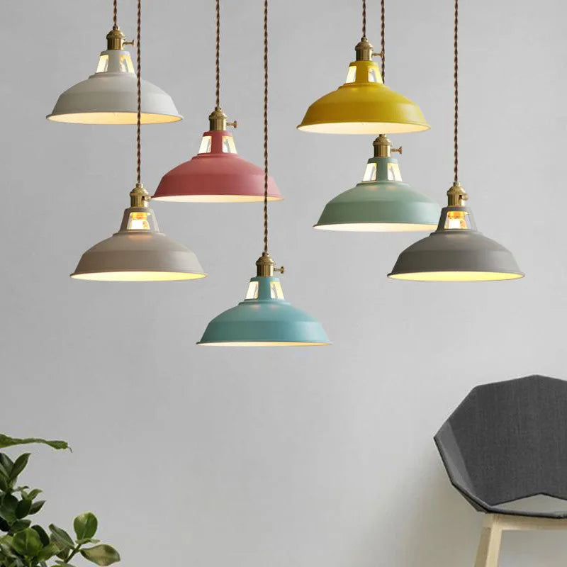 Colorful Iron Pendant Light