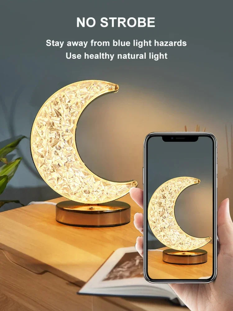 Crystal Touch Dimming Night Light