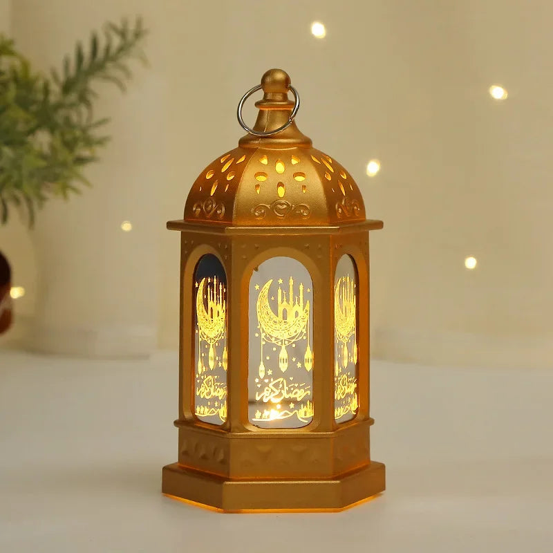 Eid Mubarak LED Lantern Light Ramadan kareem Decorations for home 2025