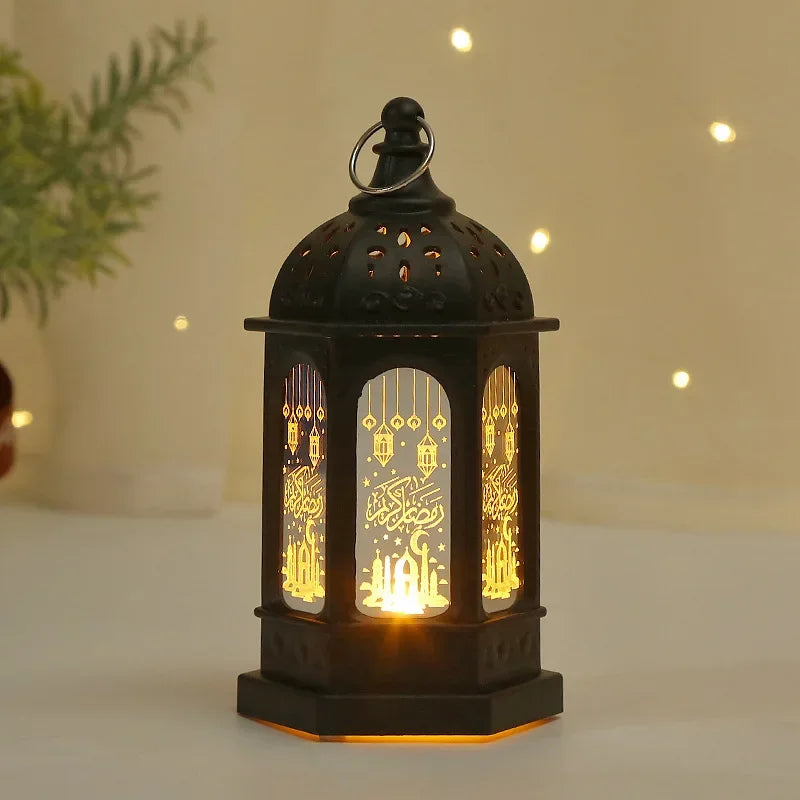 Eid Mubarak LED Lantern Light Ramadan kareem Decorations for home 2025