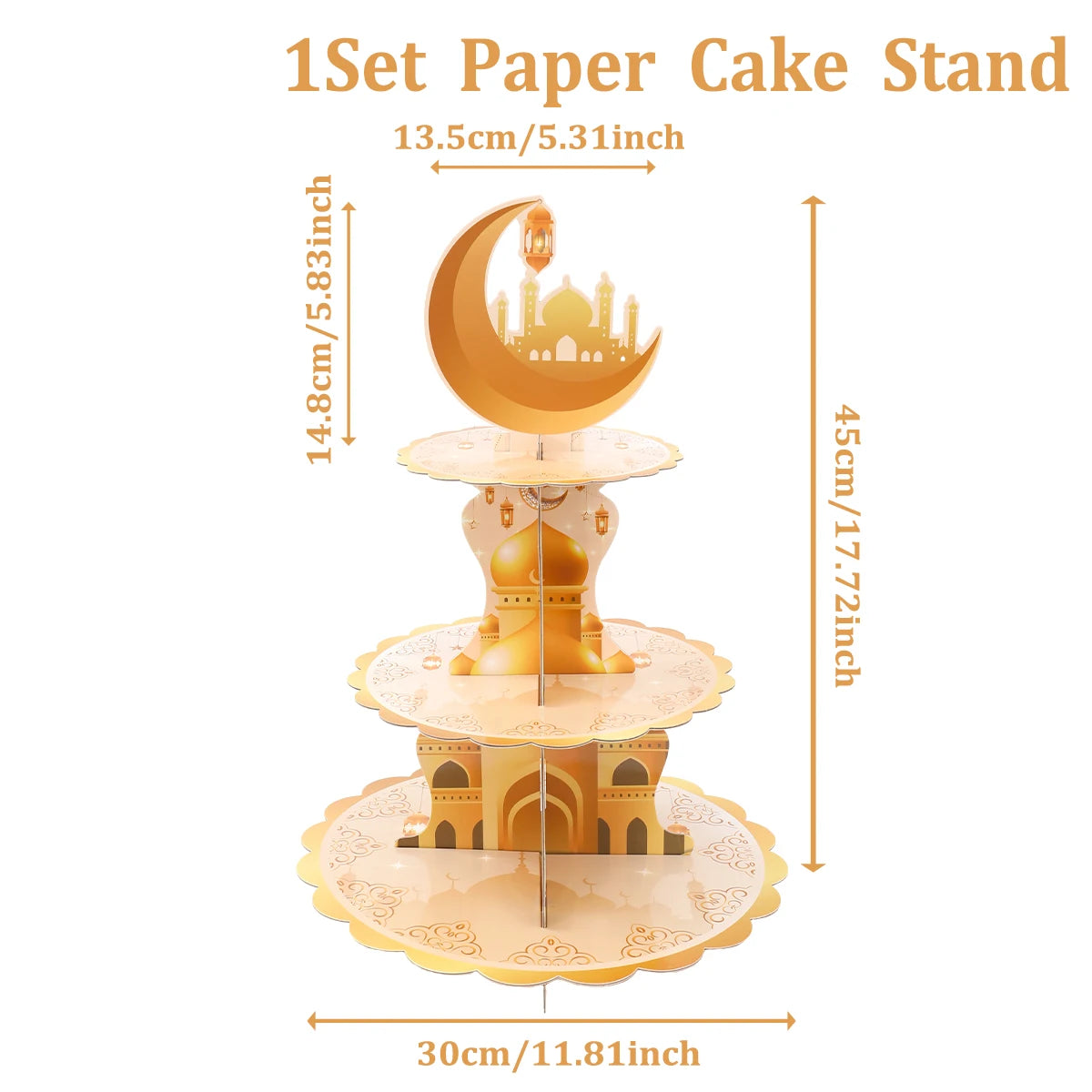 Eid Mubarak Cake Stand Holder 2025