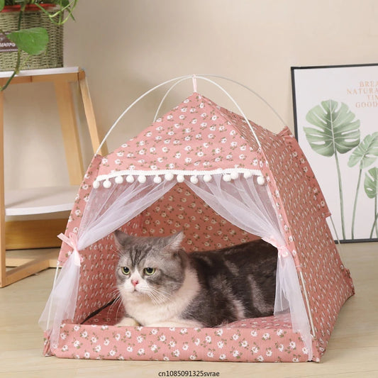 Tent Bed Pet Cat House