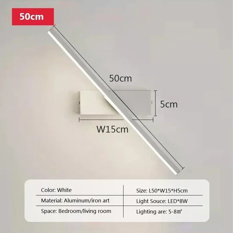 Modern LED Wall Light Hardwares Rotatable