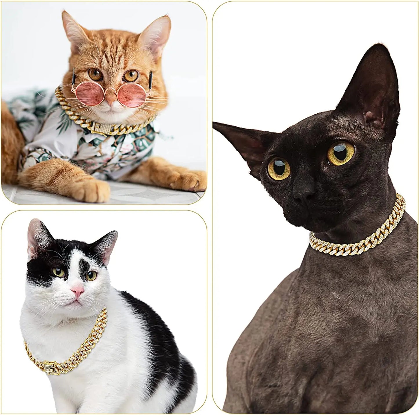 Luxury Gold Cat Necklace