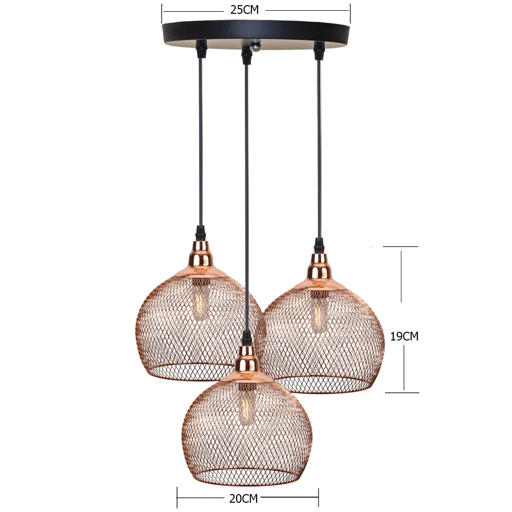 Modern Simple Light Bird Cage Creative Chandelier