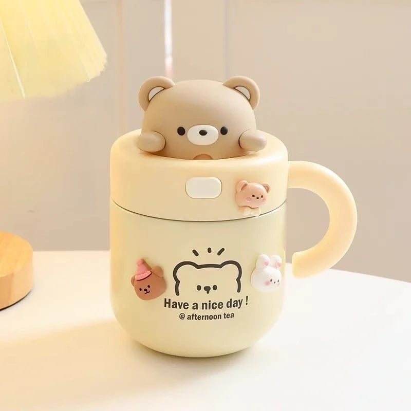 Kawaii Bear Thermal Mug Insulated