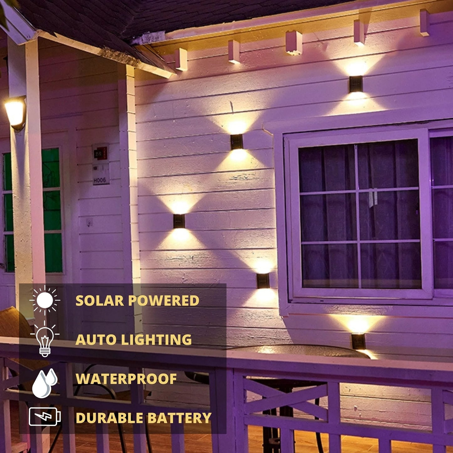 Solar Wall Lamp Outdoor Waterproof