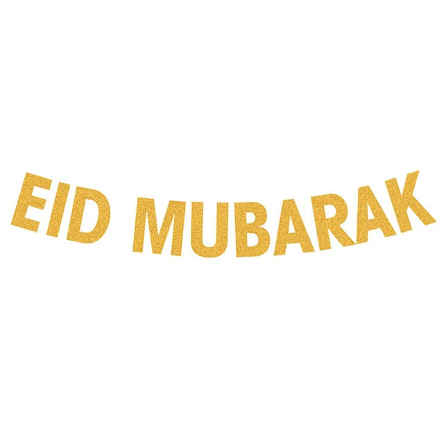 Eid Mubarak Plates Banner Tableware