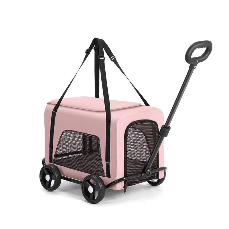 4-Wheel Pet Travel Trolley