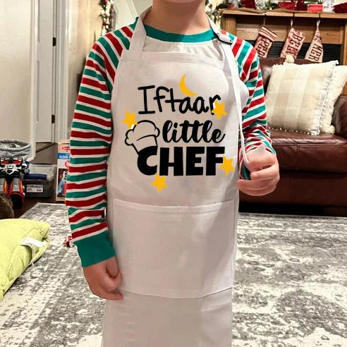 Iftar little chef kid boy girl baking cooking Apron