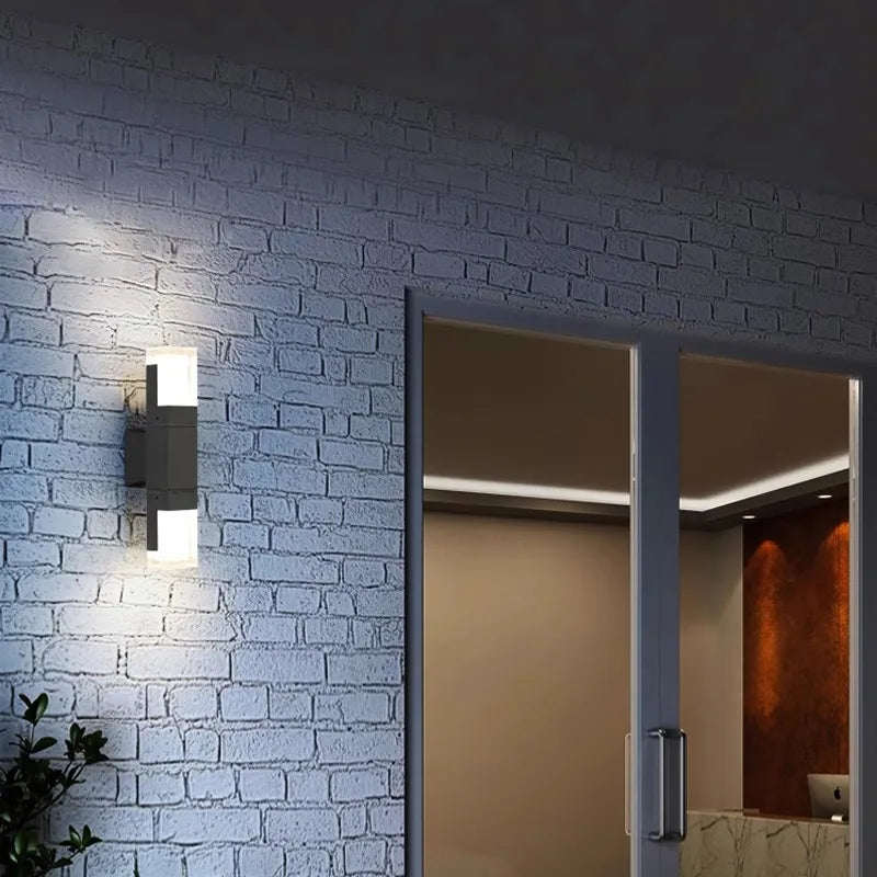 Aluminum PIR sensor outdoor wall lamp waterproof