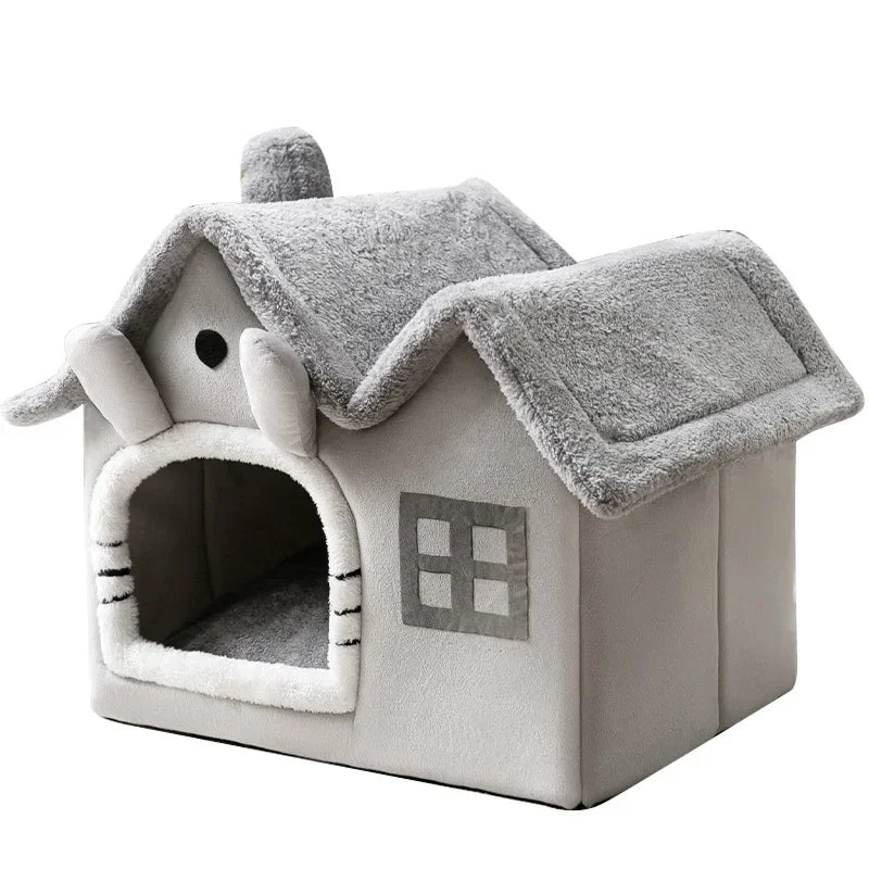 Foldable Pet House Kennel Bed Mat