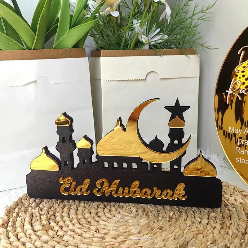 2025 Ramadan Kareem Wooden Ornaments Acrylic