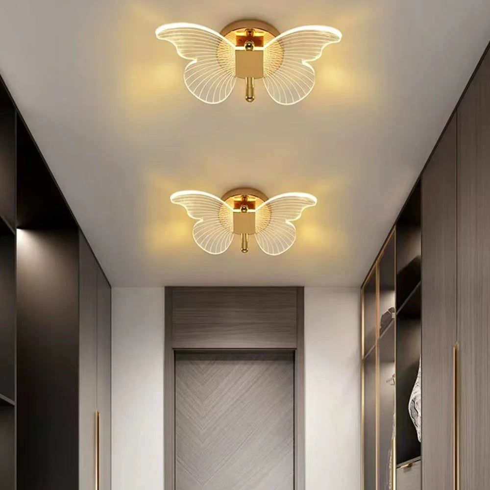 LED Butterfly Wall Lamp Indoor Lighting