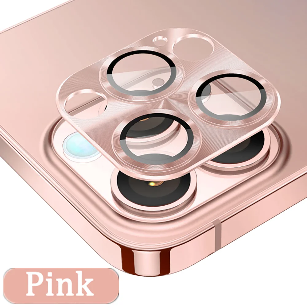 3D Full Cover HD Camera Lens for iPhone 13 16 Pro Max 12 Mini iPhone 15 14 11 Pro Max Tempered Glass Plus Camera Protective Film