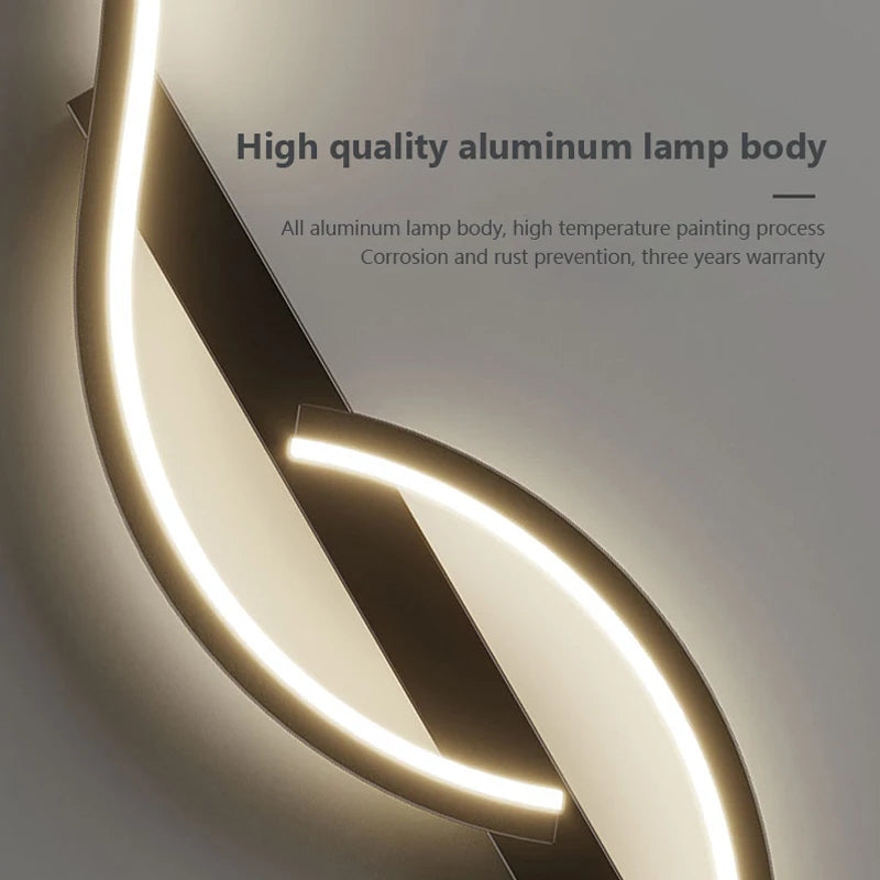 Modern LED Wall Lamp Minimalist, Indoor Lighting Fixture