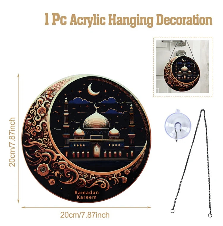 Ramadan Decoration Hanging Ornaments EID Mubarak Decor 2025