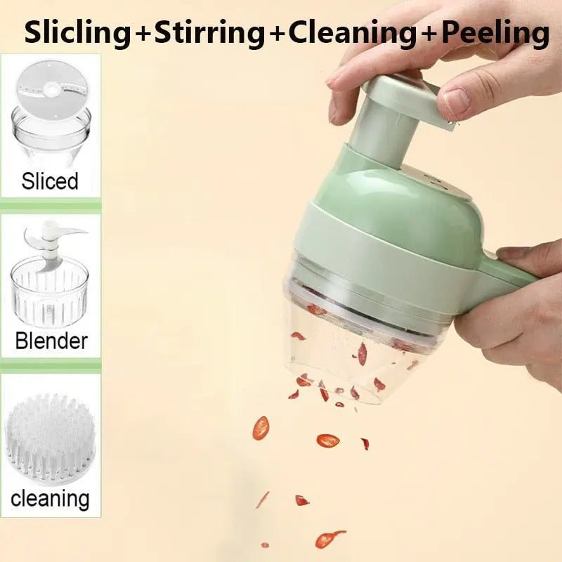 4 in 1 Handheld Electric Vegetable Slicer