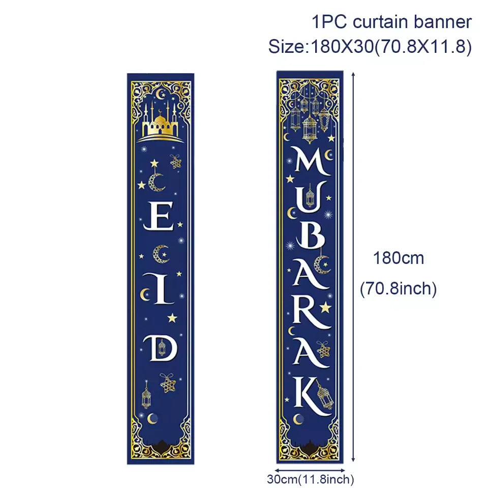 Ramadan Decoration 2025 Door Banner