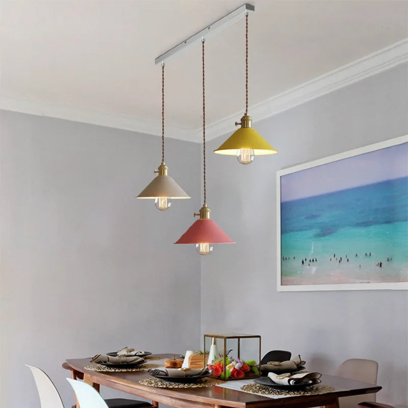 Colorful Iron Pendant Light